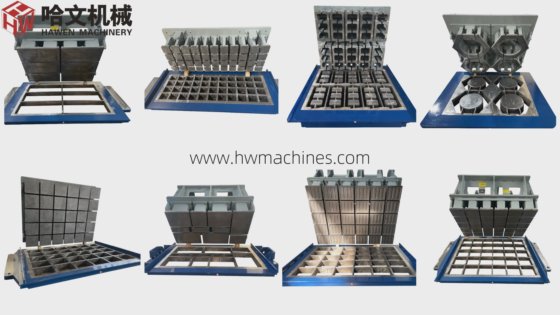 高品質の多用途で長寿命のコンクリート中空ブロック型枠、セメントブロックレンガ舗装製造機用鋼型枠