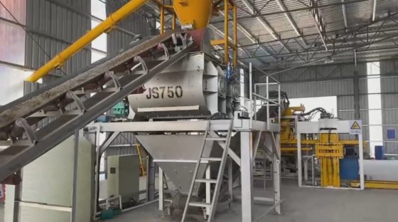 コンクリートブロックレンガ舗装機械マレーシア