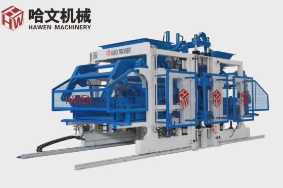 Block making machine with batching