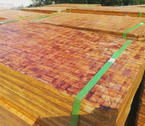 竹製ボードの木製パレット、レンガブロック製造機用