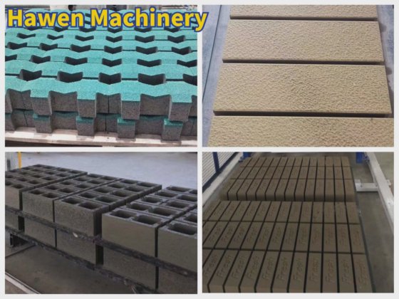 中国の主要なコンクリートブロック、レンガ、舗装材製造プラント