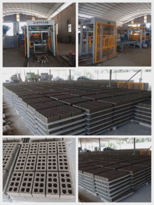 ブロックとレンガの製造機械