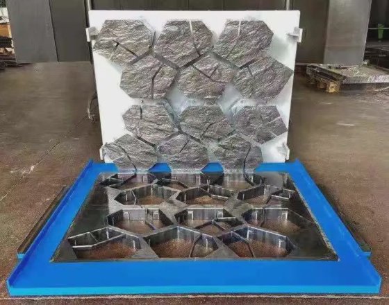 コンクリートセメント中空ブロックレンガ機械型枠