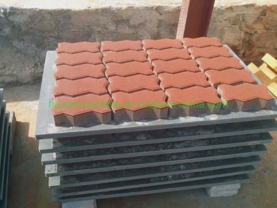 ジグザグ相互連結舗装機 長方形舗装機