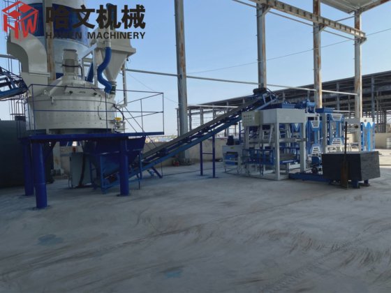 バングラデシュ コンクリート 中空ブロック機 固形レンガ機 舗装レンガ成形機