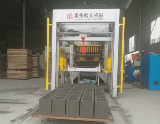 フルオートマチックセミオートコンクリートセメントハローブロックソリッドレンガ舗装石製造機