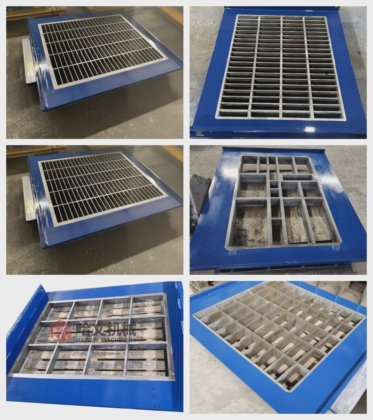 ブロック機用のコンクリート舗装型枠