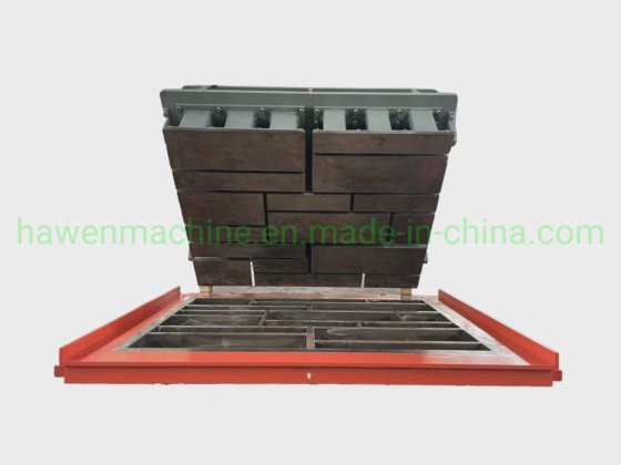 モジュラー建設用ブロック成形機のための壁ブロック型