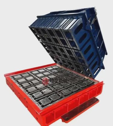 レンガ、ブロック、舗装材製造機のための鋼型の設置