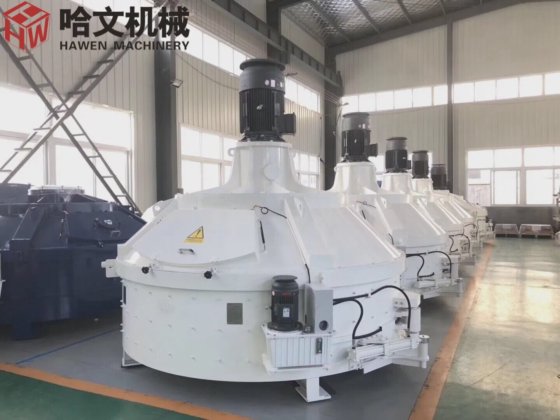 ブロック生産用コンクリートプラネタリーミキサー
