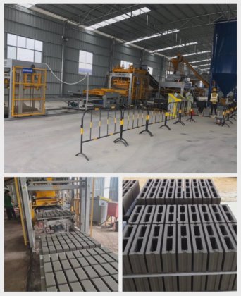 重機自動ブロックレンガインターロック舗装機