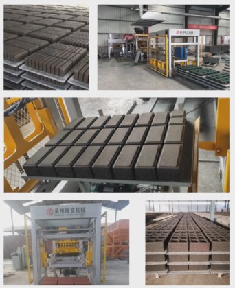 ブロックとレンガの石製造機
