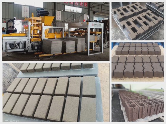 小規模ナイジェリア供給コンクリートブロック成形機 中国製