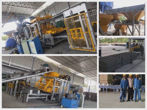 周波数変換技術テーブル振動ブロック舗装レンガ製造機械