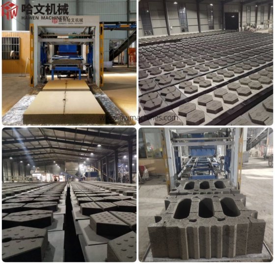 非常に効率的な油圧空洞ブロック製造機、舗装レンガ製造機、セメントブロック製造機、コンクリートブロック製造機 アルジェリアで