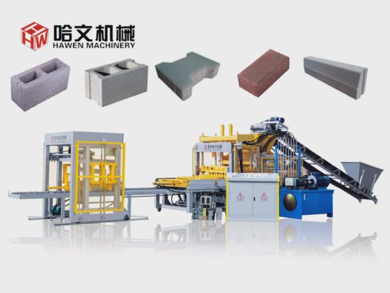 セミオートマチックコンクリートハローブロック製造機