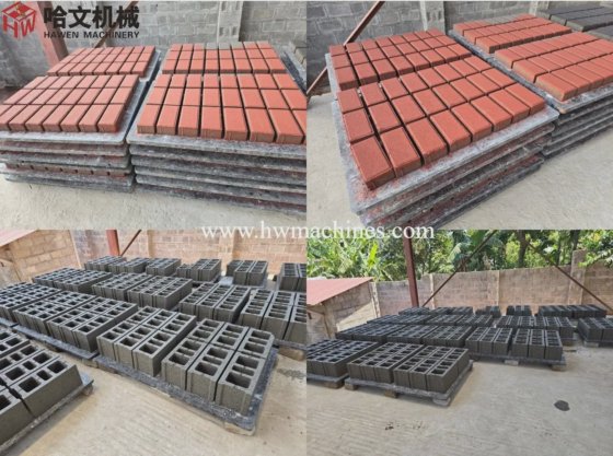 Qt6-15 自動油圧振動ブロック成形機 コンクリートレンガ製造機械