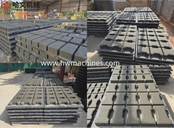 Qt6-15 自動油圧振動ブロック成形機 コンクリートレンガ製造機械