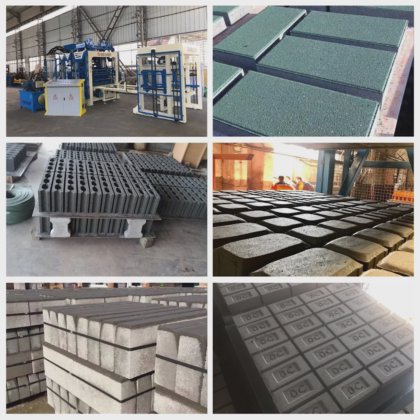 レンガ製造機器 コンクリートブロック成形機