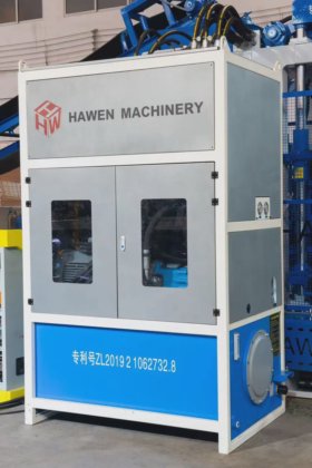 軽量フォーム断熱ブロック成形機