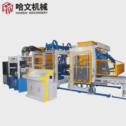 Block making machine with batching