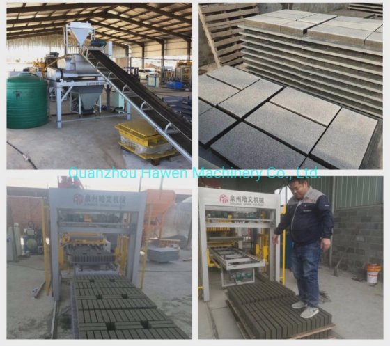 建設用の石積み壁ブロック、壁用レンガ、擁壁ブロック製造機