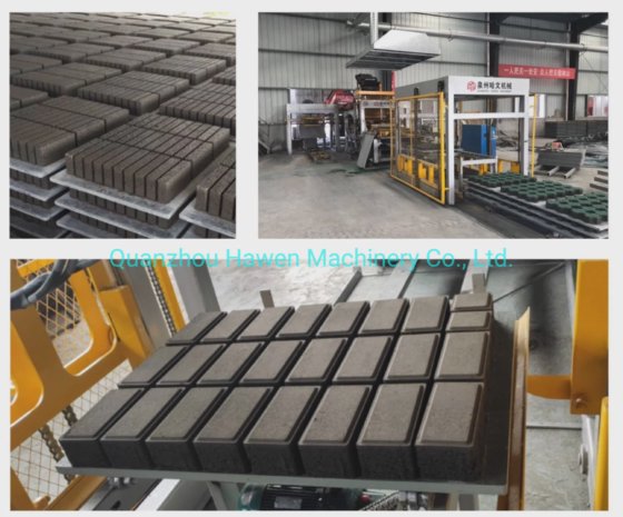 建設用の石積み壁ブロック、壁用レンガ、擁壁ブロック製造機