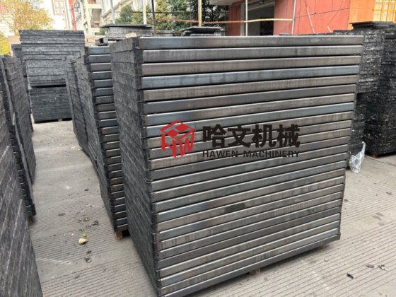 ブロック製造機用のGMTパレット、レンガ製造機用のGMTパレット