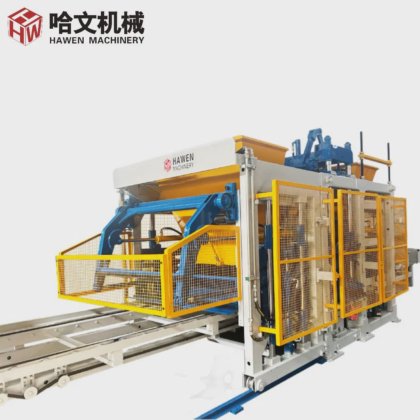 Block making machine with batching