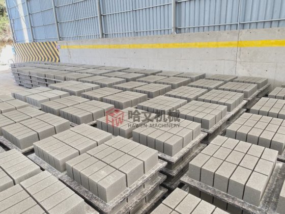 中国の人気コンクリートブロック、レンガ、舗装石、カーブストーン製造機