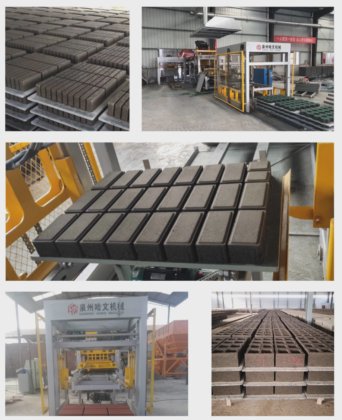 中型効率的自動ブロックレンガ製造機