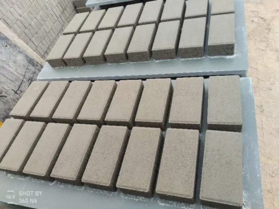 コンクリートブロックレンガ舗装機用PVCパレット