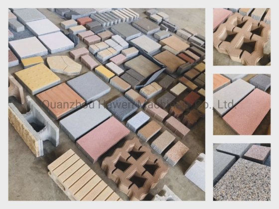 中空の固体ブロックレンガ舗装型枠