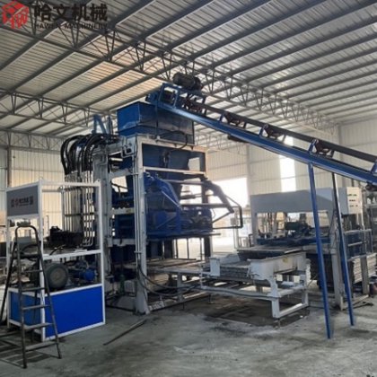 高生産効率の全自動セメントレンガブロック舗装石製造機