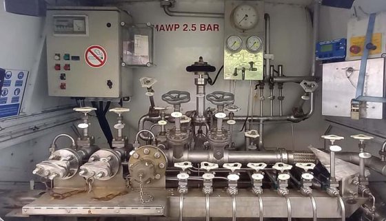 CRYOLOR 气罐半挂车，用于氧气、氮气、氩气低温