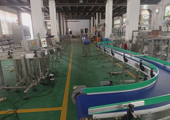 ポリ塩化ビニール PU のフルーツのコンベヤー ベルト機械ブレーキ フランジが付いている食品工業ベルトのコンベヤー