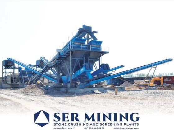 固定式破砕・ふるい分け・砂洗浄プラント