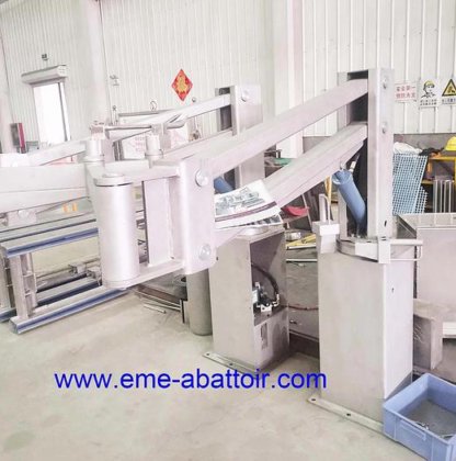 新型臂式四分之一胴体输送下料机 屠场机械设备 牛屠宰机