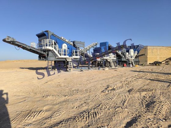 Powercrush-110 高性能モバイルジョー&インパクト破砕スクリーニングプラント