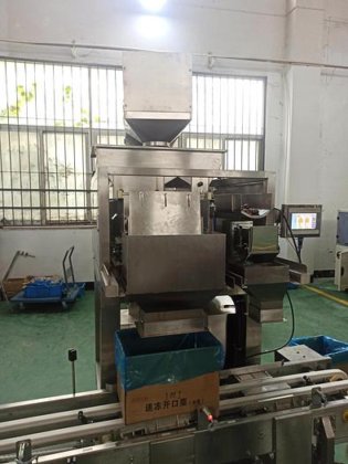 カートンの箱のパッキング機械の重量を量る自動穀物豆の粉の線形計重機