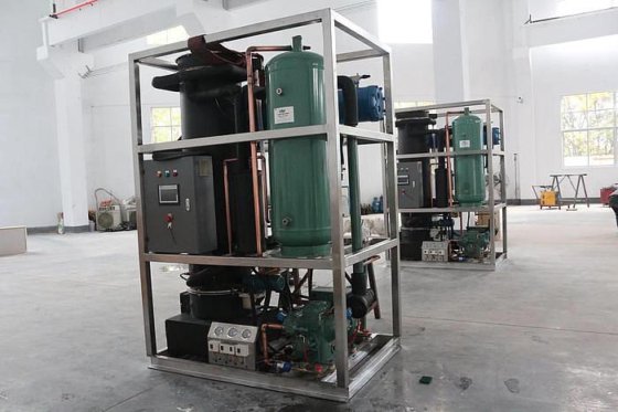 4t 高品質製氷機 チューブ製氷機