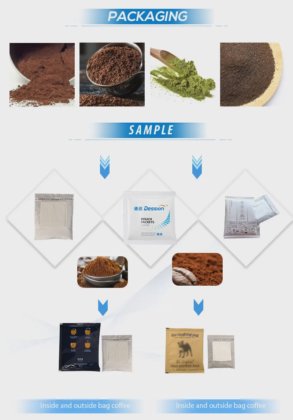 小袋过滤滴漏式咖啡袋灌装封口滴漏式咖啡袋挂耳式咖啡袋切割包装机