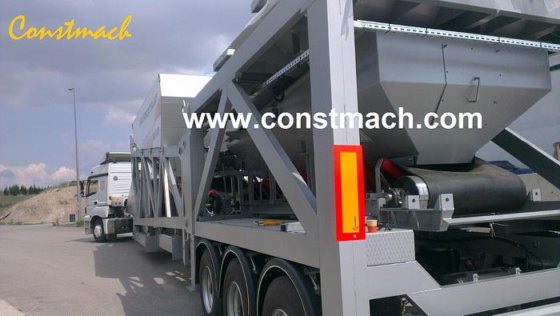 60立方/小时移动混凝土搅拌站