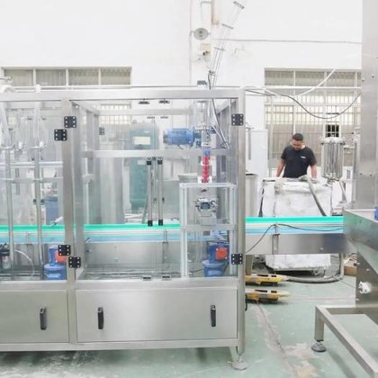 出厂价自动大瓶水清洗灌装旋盖直线型机器