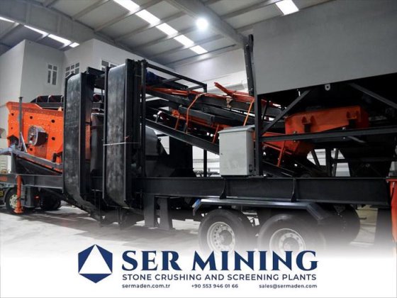 SMVS 1540 - 鉱業および建設業向けの高性能モバイルスクリーニングプラント