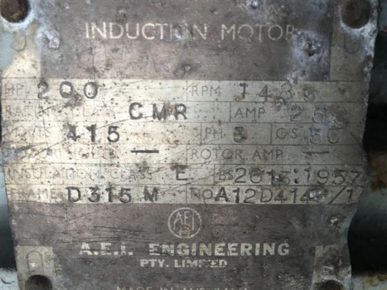 鼠笼式电动机（M449）