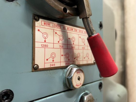 ギア付きペデスタルドリル