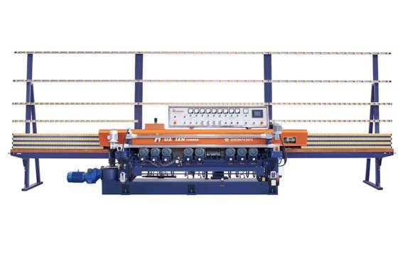 HXM261TP 玻璃直线斜边机(9 个自动主轴,带 PLC)