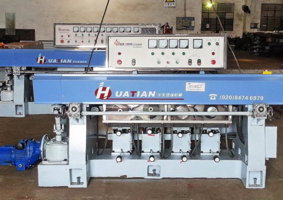 HXM9320T 玻璃直线斜边机（9 个主轴）