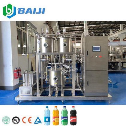 BAIJI 全自动碳酸软饮料二氧化碳制造混合机